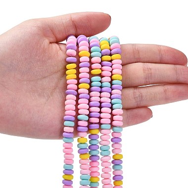 Handmade Polymer Clay Beads Strands(X-CLAY-N008-008M)-6
