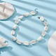 Acrylic Shell Bead Link Necklaces for Women(NJEW-JN04297)-5