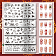 Stainless Steel DIY Nail Art Templates(MRMJ-WH0098-006)-3