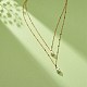 Brass Link Chain Double Layer Necklaces(NJEW-JN03993)-7
