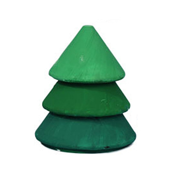 DIY Candle Making Silicone Molds, Christmas Theme, Tree, Ghost White, 7.4x8.7cm, Inner Diameter: 6.2cm