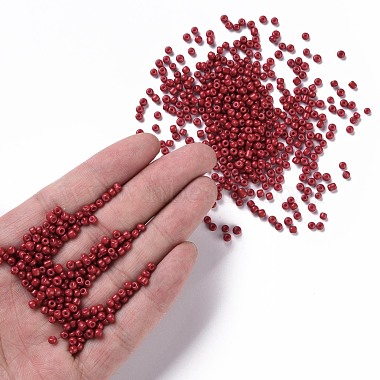 Baking Paint Glass Seed Beads(SEED-S002-K14)-4
