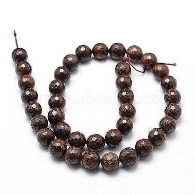 Chapelets de perles en bronzite naturel(G-D840-18-6mm)-2