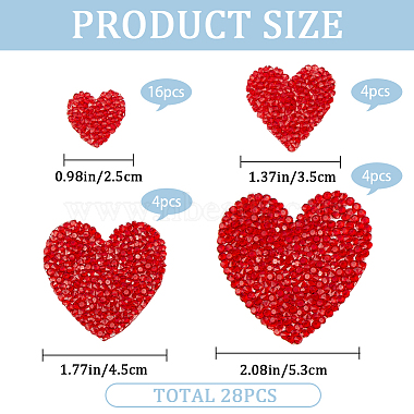 4 Styles Heart Hotfix Rhinestone Appliques(PATC-CP0001-02B)-2