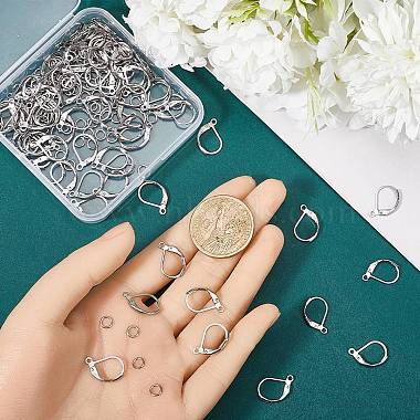 80Pcs 304 Stainless Steel Leverback Earring Findings(STAS-SP0001-12)-3