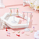 5 Colors Alloy Stud Earring Findings(FIND-SP0005-60B)-4