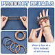 8Pcs 4 Colors Steel Wire Wrap Chain Stretch Bracelets Set(BJEW-BC0001-21)-4