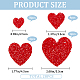 4 Styles Heart Hotfix Rhinestone Appliques(PATC-CP0001-02B)-2