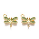 Light Gold Plated Alloy Charms(ENAM-T009-02C)-2