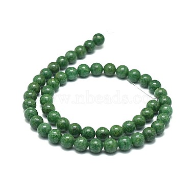 Natural African Jade Beads Strands(X-G-F674-06-8mm)-2