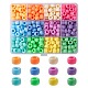 360Pcs 12 Colors Opaque Plastic Beads(KY-FS0001-14)-1