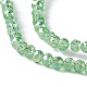 Chapelets de perles en verre galvanoplastique(X-EGLA-R048-2mm-10)-4