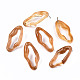 Transparent Resin Stud Earrings(EJEW-T012-05-B01)-1