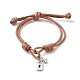 Bracelets réglables en corde de polyester ciré coréen(BJEW-TA00001)-3