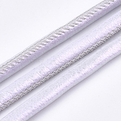 PU Leather Cords, Lilac, 5~6mm, about 5.46 yards(5m)/roll(LC-S019-07C)