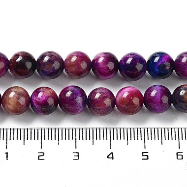 Natural Rainbow Tiger Eye Beads Strands(G-NH0002-A01-B04)-5