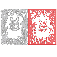 Carbon Steel Cutting Dies Stencils, for DIY Scrapbooking/Photo Album, Decorative Embossing DIY Paper Card, Easter Theme Pattern, 11.6x9x0.08cm(DIY-WH0170-867)