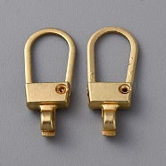 Alloy Zip Puller Tabs, Golden, 20x8.5x3mm, Hole: 2.5mm(FIND-CJC0021-09G)