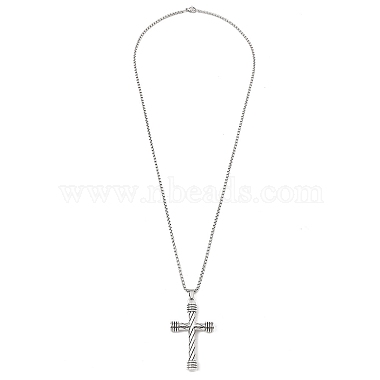 Zinc Alloy Cross Pendant Necklaces(NJEW-M211-06B-ASP)-5