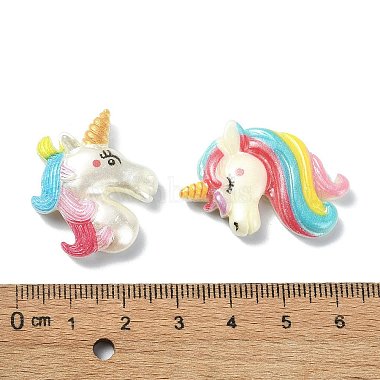 undurchsichtige Decoden-Cabochons aus Harz(RESI-G088-01)-3