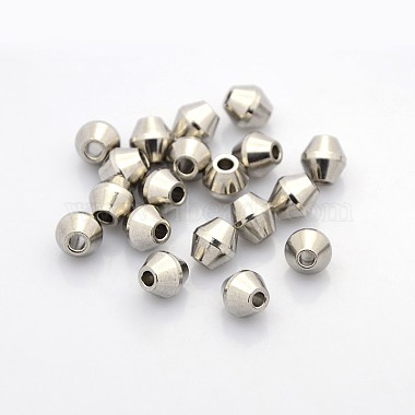 Bicone 201 Stainless Steel Beads(STAS-N044-15)-2