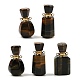 Natural Tiger Eye Perfume Bottle Pendants(G-P554-G04)-1