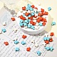 90pcs 3 couleurs perles turquoise synth&eacute;tiques(TURQ-YW0001-07)-4