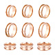 6Pcs 6 Size 201 Stainless Steel Grooved Finger Ring Settings(FIND-YS0001-11)-1
