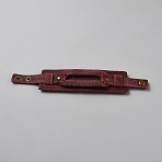 Vintage Cowhide Leather Bracelets, Alloy Punk Style Snap Button Wristband for Men, Saddle Brown, 9.84 inch(25cm)(BJEW-WH20006-20)