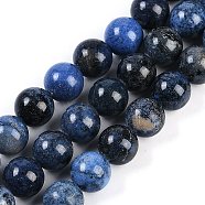 Natural Dumortierite Beads Strands, Round, 10mm, Hole: 1.4mm, about 39pcs/strand, 14.96''(38cm)(G-G167-A06-10MM)