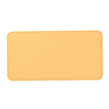 Felt Inserts Bag Bottom, Cushion Pad, Rectangle, Yellow, 25x13x0.45cm