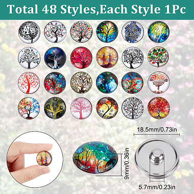 Alloy Jewelry Snap Buttons(BUTT-SC0001-02A)-2