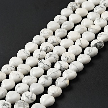 Natural Howlite Beads Strands(G-B022-09B)-3