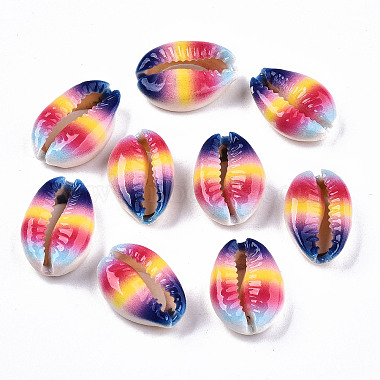 Colorful Shell Shape Cowrie Shell Beads