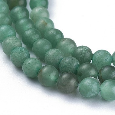 Natural Green Aventurine Beads Strands(G-Q462-8mm-20A)-3