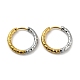 Two Tone 304 Stainless Steel Hoop Earrings(EJEW-K257-02C-GP)-1