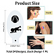 Plastic Face Paint Stencils(DIY-WH0304-582A)-2