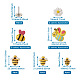 Craftdady 120шт diy пчелы и ромашка в форме дивана из пенопласта для изготовления гвоздей(DIY-CD0001-12P)-7