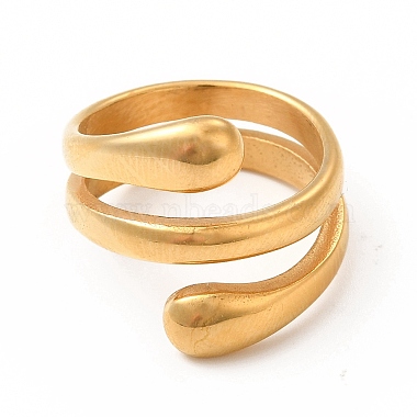 Ионное покрытие (ip) 304 кольцо из нержавеющей стали для мужчин и женщин(RJEW-C049-04B-G)-2