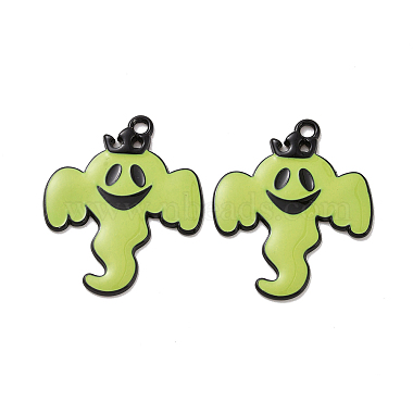 Halloween Theme Rack Plating Alloy Enamel Pendants(PALLOY-O109-44EB)-2