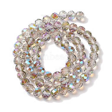 Half Rainbow Plated Electroplate Beads Strands(EGLA-H104-08A-HR03)-2