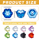 800Stk. 8 Farben transparente Acrylperlen(TACR-PH0001-80)-2