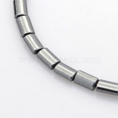 5mm Tube Non-magnetic Hematite Beads