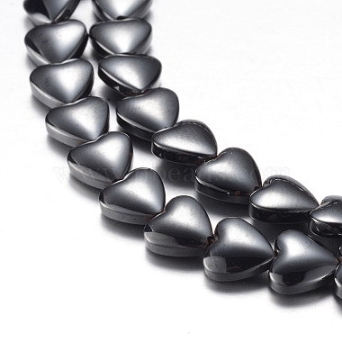 Heart Magnetic Hematite Beads