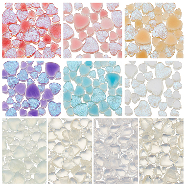 Mixed Color Resin Cabochons