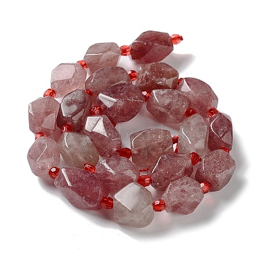 Natural Strawberry Quartz Beads Strands(G-C182-14-01)-3