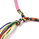 Polyester Braided String Cord Bracelet(BJEW-I306-01A)-3