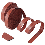 10M PU Leather Ribbons, for Cloth DIY Making Decor, Saddle Brown, 5/8 inch(16mm), 1.2mm thick(OCOR-NB0002-10A)