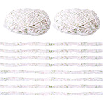 2 Skeins
Polyester Yarn for Knitting & Crochet, White, 6mm, about 87.49 Yards(80m)/Set(OCOR-TA0003-10)