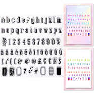 Clear Silicone Stamps, for DIY Scrapbooking, Photo Album Decorative, Cards Making, Number, 139x139x3mm(DIY-WH0504-62D)